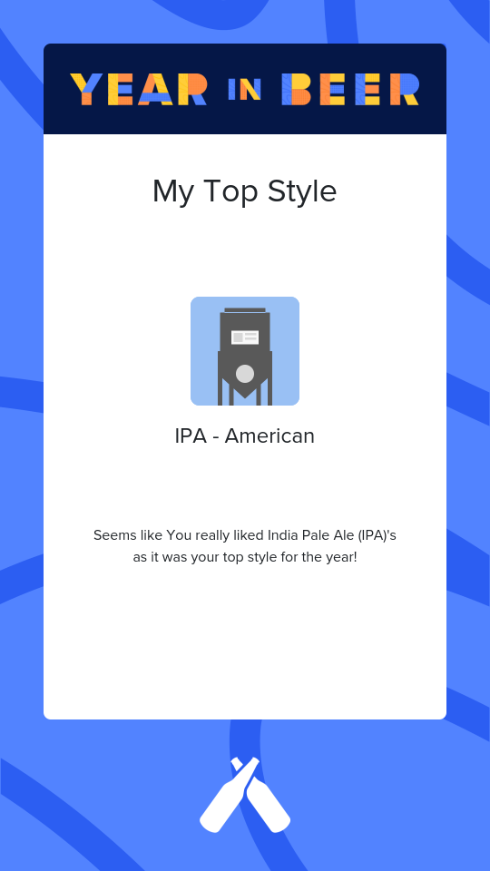 Untappd Year In Beer 2020 - Styles