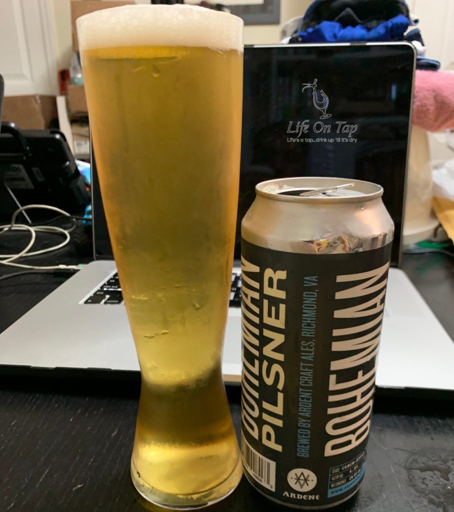 Life On Tap Episode #285: Ardent Craft Ales Bohemian Pilsner