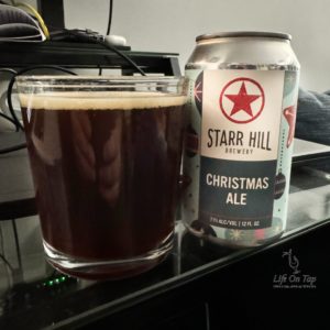 Life On Tap Episode #342: Starr Hill Christmas (Starr Hill Brewery Christmas Ale - Winter Ale)