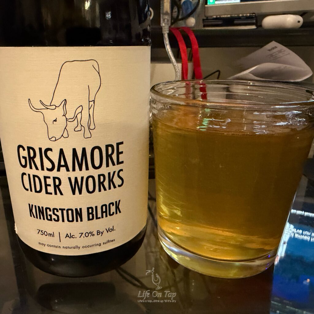 Life On Tap Episode # 435: Grisamore Kingston Black (Grisamore Cider Works Kingston Black, single varietal cider)