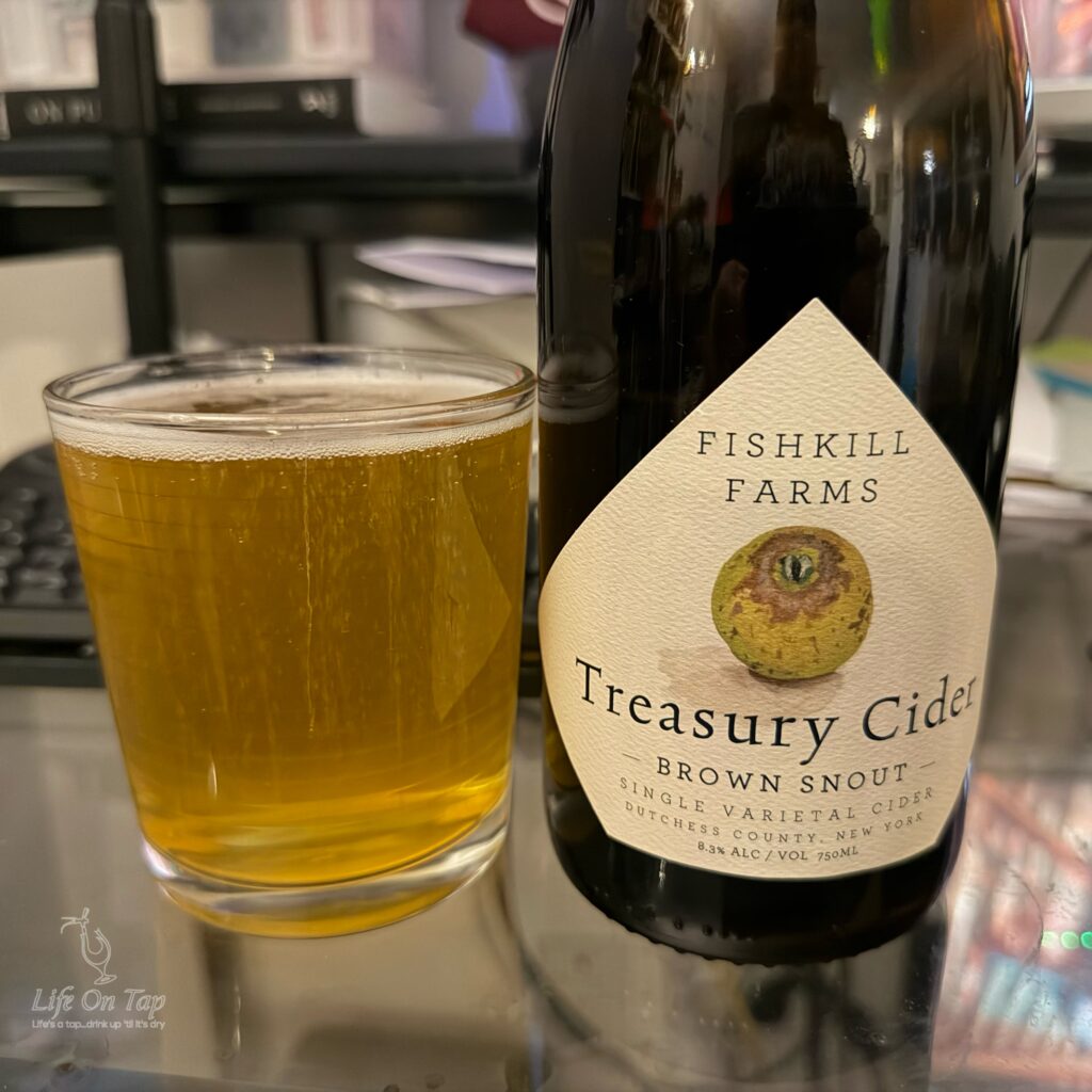 Life On Tap Episode # 436: Treasury Brown Snout (Treasury Cider Brown Snout, single varietal cider)