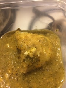 Chicken and Cheese Bake with Tomatillo Sauce